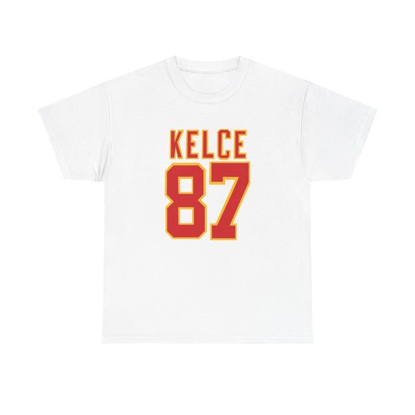Kelce 87 - Travis T-Shirt White Front