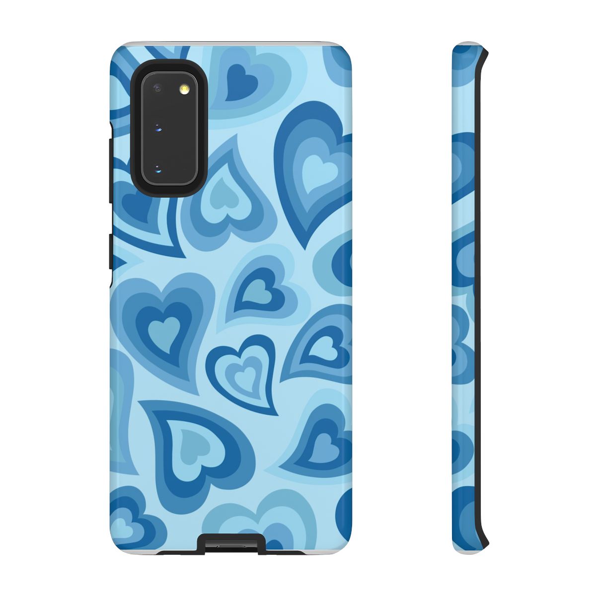 Blue Hearts - Trippy Patterns Phone Case