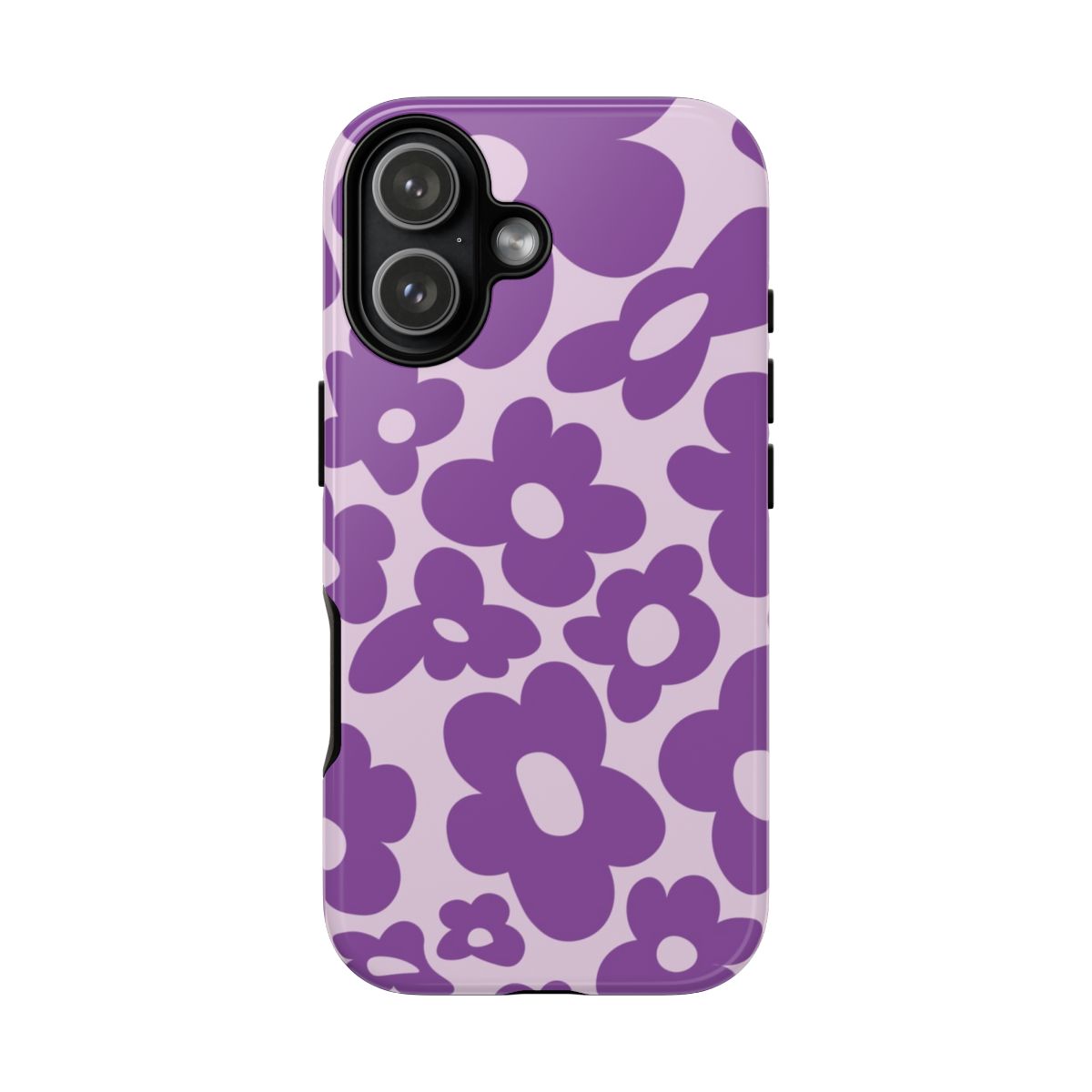 Purple Flowers - Trippy Patterns Phone Case