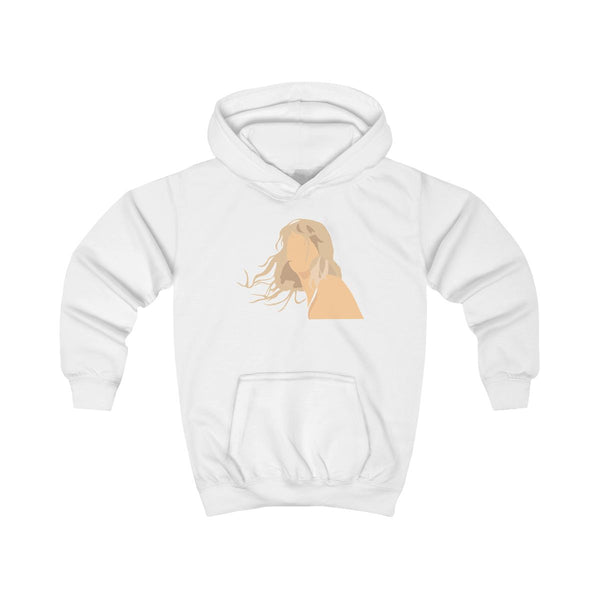 1898 - Taylor Kids Hoodie White Front