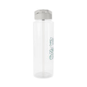 TLOAS Bedazzled Writing Clear Water Bottle 8