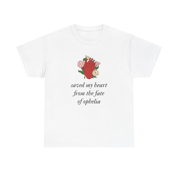 Saved My Heart T-Shirt White Front