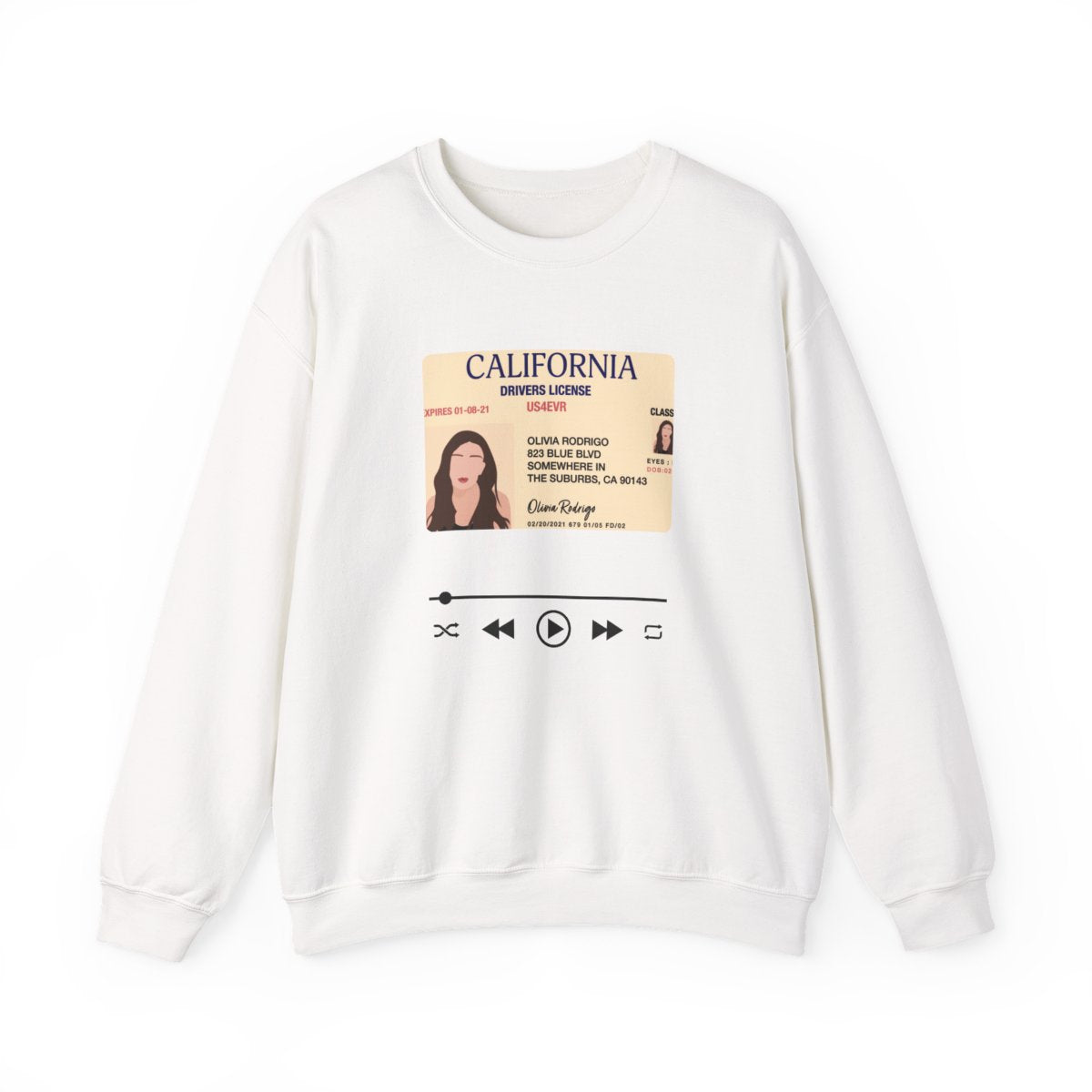 Drivers License - Olivia TikTok Sweatshirt