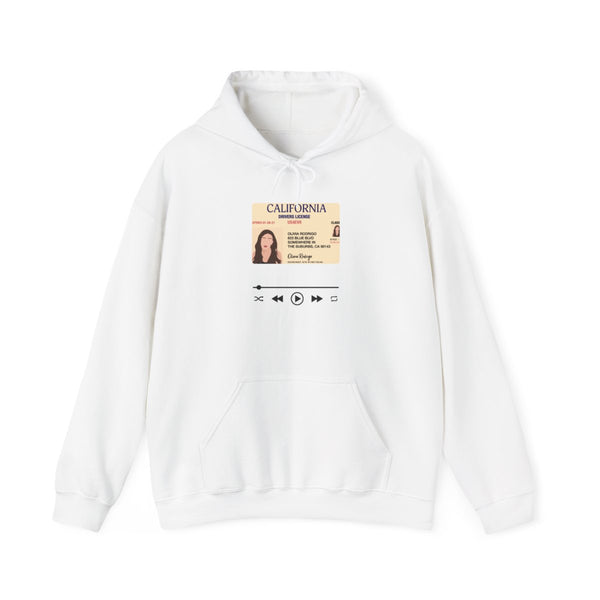 Drivers License - Olivia TikTok Hoodie White Front