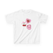 Cherries, Strawberries And Cake - Valentine's Day Kids T-Shirt 1