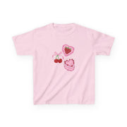 Cherries, Strawberries And Cake - Valentine's Day Kids T-Shirt 9