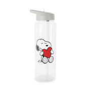 Snoopy - Valentine's Day Clear Water Bottle 6