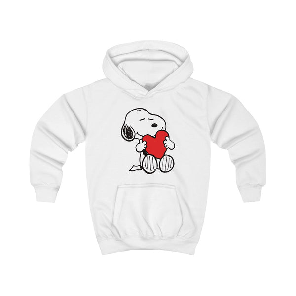 Snoopy - Valentine's Day Kids Hoodie White Front