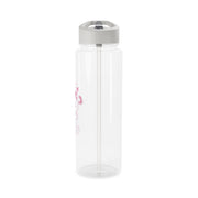 Cartoon Beagle Valentine Hearts Pattern Clear Water Bottle 9