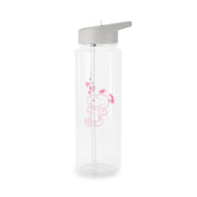 Cartoon Beagle Valentine Hearts Pattern Clear Water Bottle 7