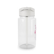 Cartoon Beagle Valentine Hearts Pattern Clear Water Bottle 3