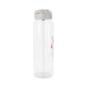 Cartoon Beagle Valentine Hearts Pattern Clear Water Bottle 8