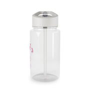 Cartoon Beagle Valentine Hearts Pattern Clear Water Bottle 4