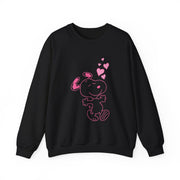 Cartoon Beagle Valentine Hearts Pattern Sweatshirt 5
