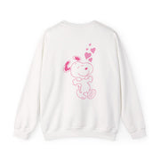 Cartoon Beagle Valentine Hearts Pattern Sweatshirt 2
