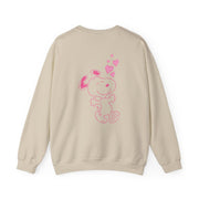 Cartoon Beagle Valentine Hearts Pattern Sweatshirt 8