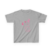Cartoon Beagle Valentine Hearts Pattern Kids T-Shirt 3