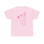 Cartoon Beagle Valentine Hearts Pattern T-Shirt 10