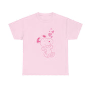 Cartoon Beagle Valentine Hearts Pattern T-Shirt 9