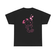 Cartoon Beagle Valentine Hearts Pattern T-Shirt 6
