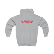 No Boyfriend No Problem Kids Hoodie 4