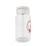 Be Mine Stripey Clear Water Bottle 3