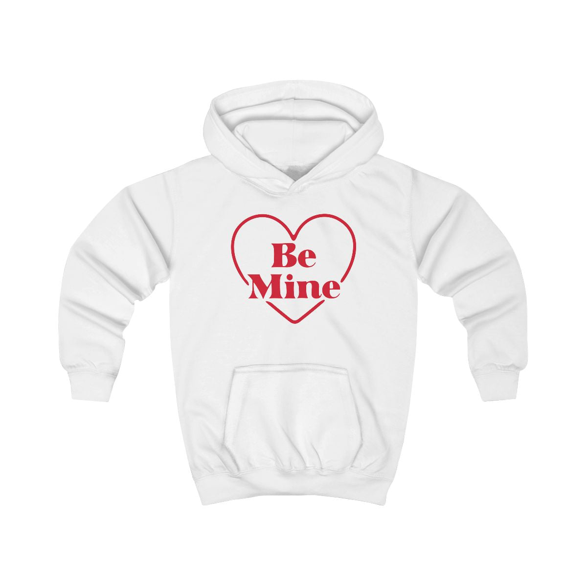 Be Mine Stripey Kids Hoodie