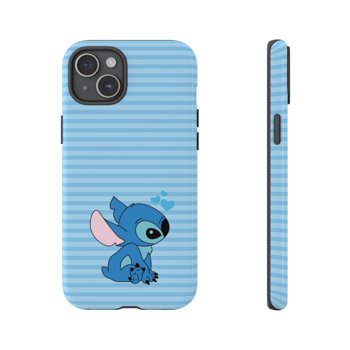 Blue Hearts Alien Blue Valentine's Phone Case