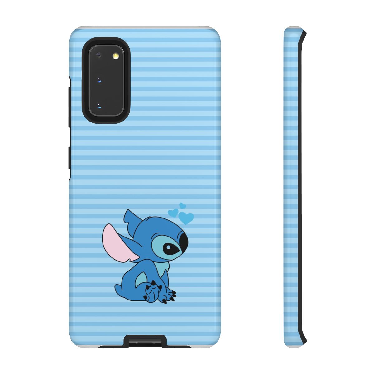 Blue Hearts Alien Blue Valentine's Phone Case