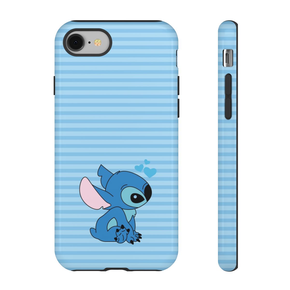 Blue Hearts Alien Blue Valentine's Phone Case