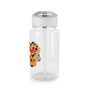 Tiger Valentine's Clear Water Bottle 4