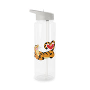 Tiger Valentine's Clear Water Bottle 6