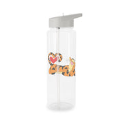 Tiger Valentine's Clear Water Bottle 7