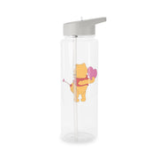 Cupid Pooh Valentine's Clear Water Bottle 7