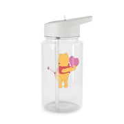 Cupid Pooh Valentine's Clear Water Bottle 2