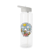 Animals Are Friends, Not Food - Vegan Clear Water Bottle 6