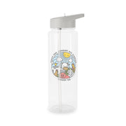 Animals Are Friends, Not Food - Vegan Clear Water Bottle 7