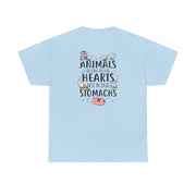 Animals Belong In Our Hearts - Vegan T-Shirt 10