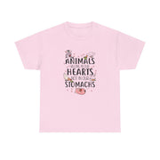 Animals Belong In Our Hearts - Vegan T-Shirt 7