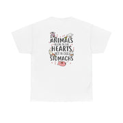 Animals Belong In Our Hearts - Vegan T-Shirt 3