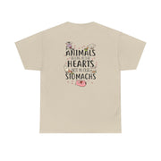 Animals Belong In Our Hearts - Vegan T-Shirt 6