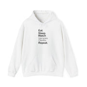Eat Sleep Watch VPD Repeat Hoodie 1