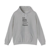Eat Sleep Watch VPD Repeat Hoodie 3