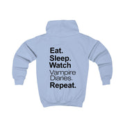 Eat Sleep Watch VPD Repeat Kids Hoodie 6