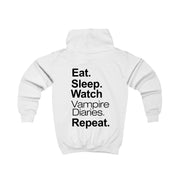 Eat Sleep Watch VPD Repeat Kids Hoodie 2
