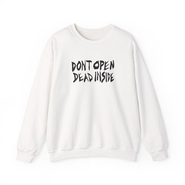 Don't Open Dead Inside - TWD Sweatshirt White Front