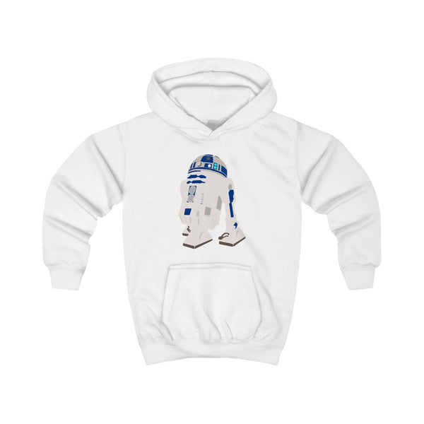 R2D2 Kids Hoodie White Front