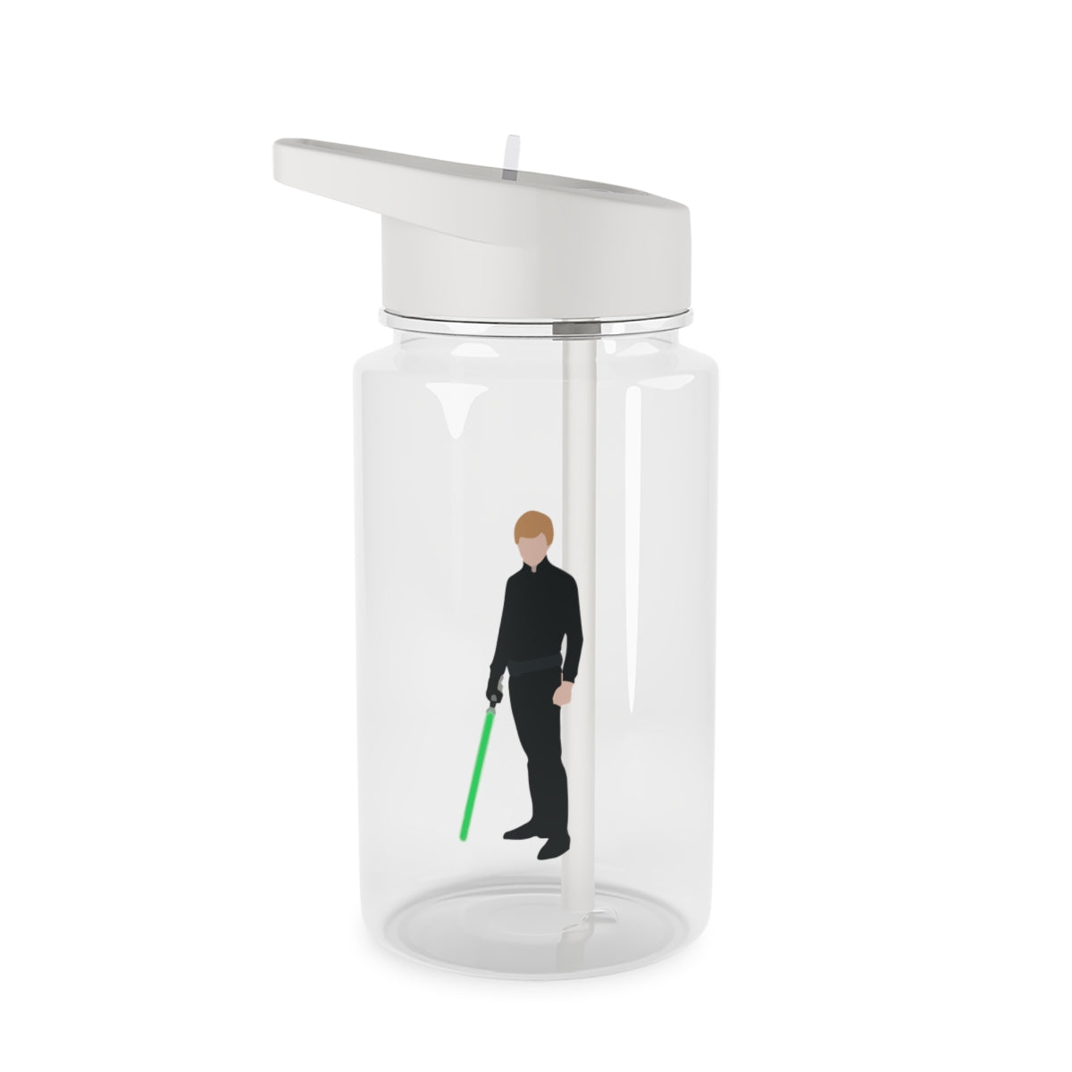 Skywalker Green Lightsaber Clear Water Bottle