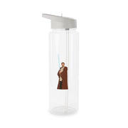 Kenobi Blue Lightsaber Clear Water Bottle 6