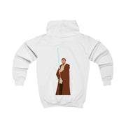 Kenobi Blue Lightsaber Kids Hoodie 2